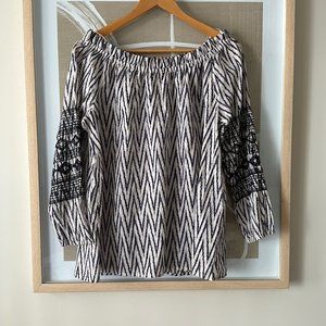 off the shoulder blouse